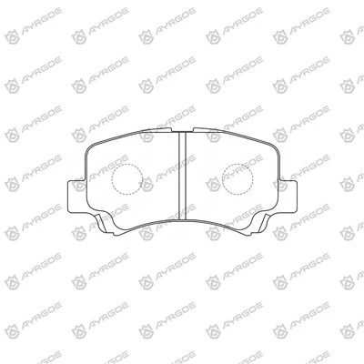 D9026 bremžu spilventiņi CHERY A1 SQR7130